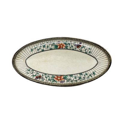 Petrus Regout 'Elvire' Decor Serving Plate