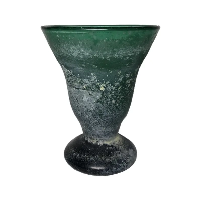 Vintage Turquoise Scavo Vase