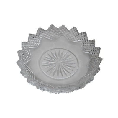 12 Antique Diamond And Fan Cut Crystal Bowls