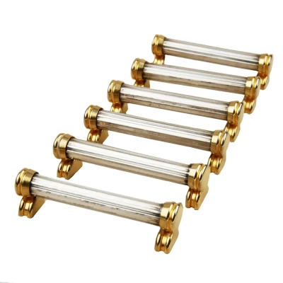 6 Art Deco Silver & Gold Plated Knife Rest