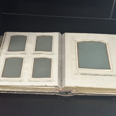 Old Leather Photo Album 19th Century