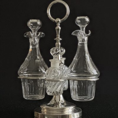 Silver Plated Christofle Condiment Set