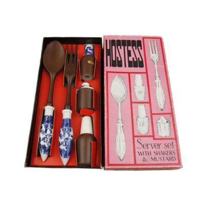 Hostess Server Set With Shakers & Mustard