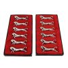 12 Silver Plated Horse Knife Holders
