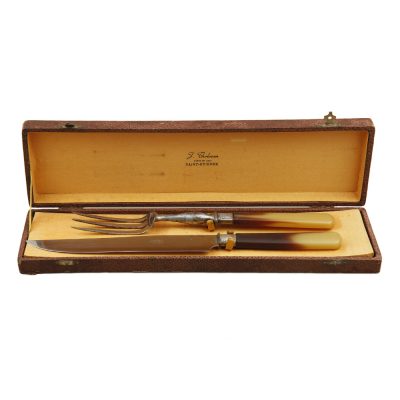 Antique Bone & Carving Set