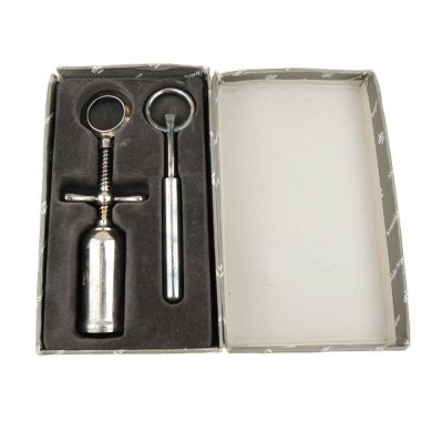 Silver Metal Corkscrew Set Koninklijke Begeer