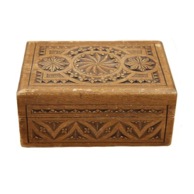 Antique Wooden Carved Box