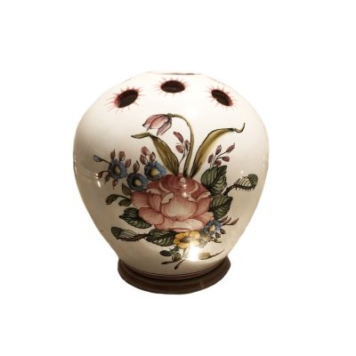 French Flower Stem Vase From Moustiers