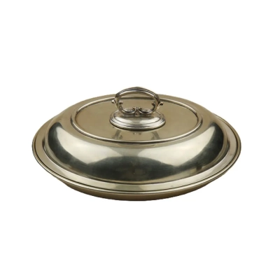 Antique Silvered Vedgetable Dish, Harrison Brothers & Howson