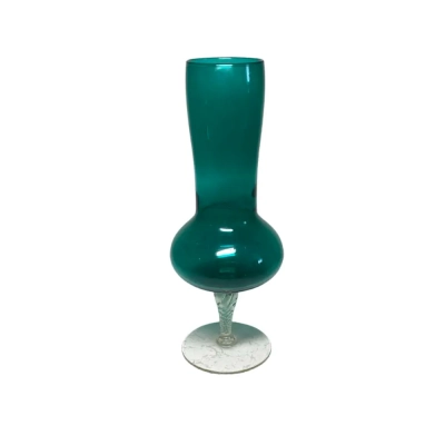 Large Italian Empoli Green Vase