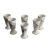 Limoges Set Of 6 Cups/Mazagrans