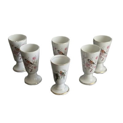 Limoges Set Of 6 Cups/Mazagrans