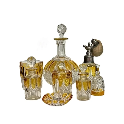 Val Saint Lambert Vanity Set