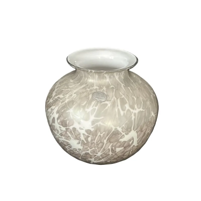 Vintage Art Glass Vase, Signed 