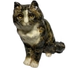 Porcelain Cat Statue