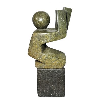 Abstract Soapstone Sculpture