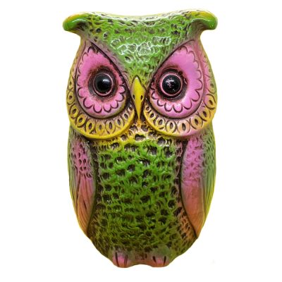 Vintage Two-Toned Owl Coin Bank