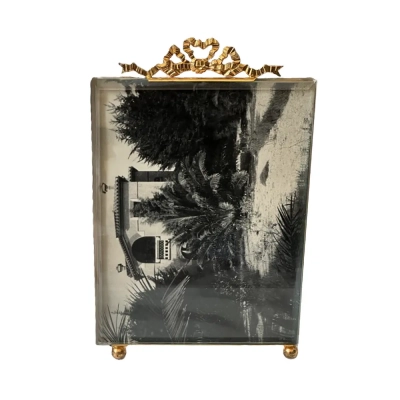 Antique Bronze-Framed Photograph