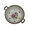 Antique Bronze Mounted Porcelain Schumann Bavaria Bowl