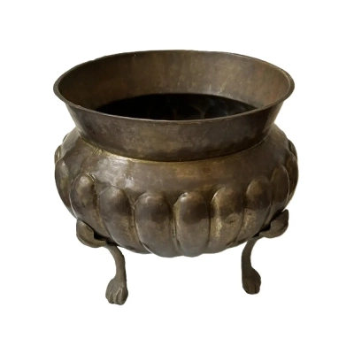 Antique Copper Jardinière