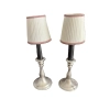 Antique Silver Candlestick Lamps