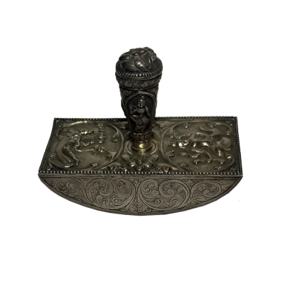 Antique Silver Ink Blotter