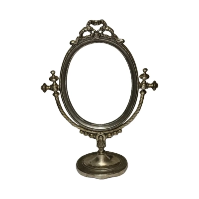 Art Deco Silver-Plated Art Deco Mirror
