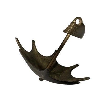 Brass Umbrella Keychain