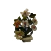 Gemstone Bonsai With Carnelian Jade and Quartz