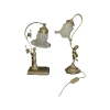Pair Of Art Deco Bronze Cherub Lamps