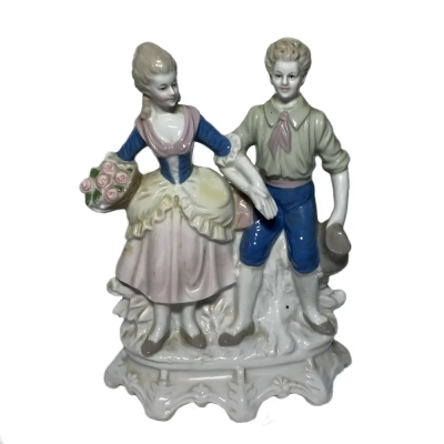 W&A Romantic Porcelain Pair