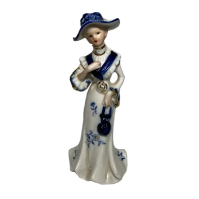 Victorian-Style Porcelain Lady