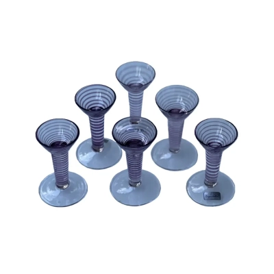 Set Of 6 Bohemia Cocktail Glasses