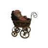 Victorian Musical Baby Doll Carriage