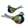 Murano-Style Art Glass Birds