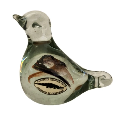 Ngwenya Glass Bird Figurine