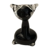 StudioIasi Abstract Black Cat Figurine