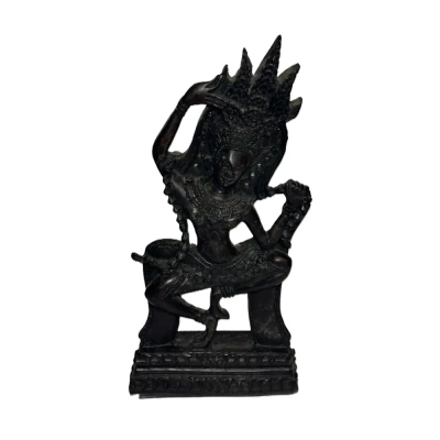 Antique Carved Ebony Dancing Apsara