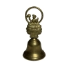French Brass Bell With Lady Handle