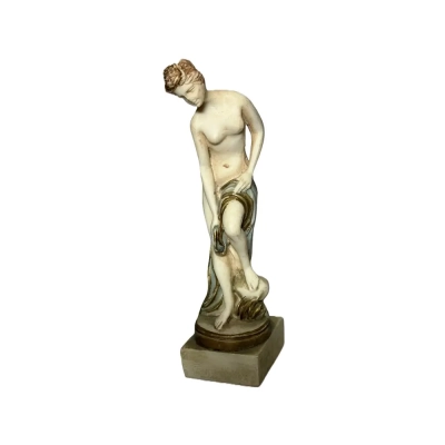 Helen Of Troy Alabaster Nude Spartan Sculpture