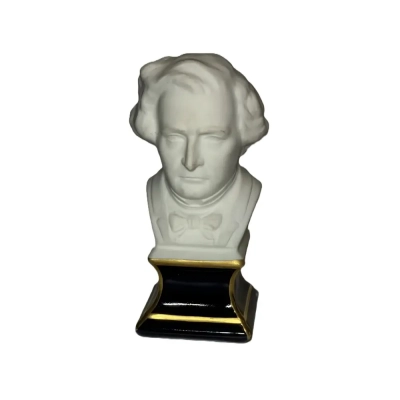 Limoges Porcelain Bust Of Berlioz