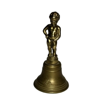 Manneken Piss Brass Table Bell