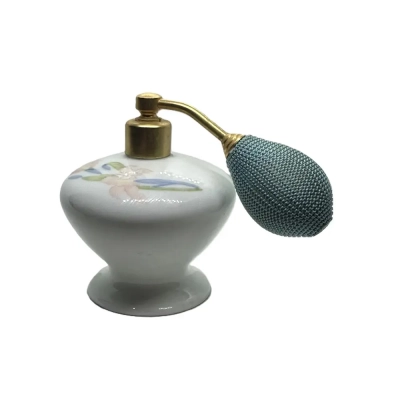 Polish Porcelain Atomizer With Flower Decal