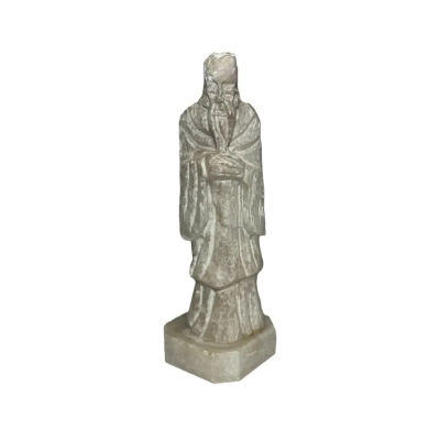 Vintage Chinese Stone Scholar Statue