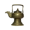 Western Sumatran Minangkabau Brass Kettle With Engravings,19th C