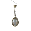 Antique Oval Brass Pendant Lamp