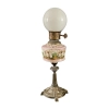 Antique Neoclassical Porcelain/Bronze Table Lamp