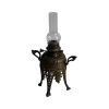 Edwardian Ornate Brass Oil Lamp