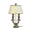 Louis XVI Bronze Double-Light Table Lamp