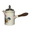 Porcelain Chocolatière With Silver-Plated lid